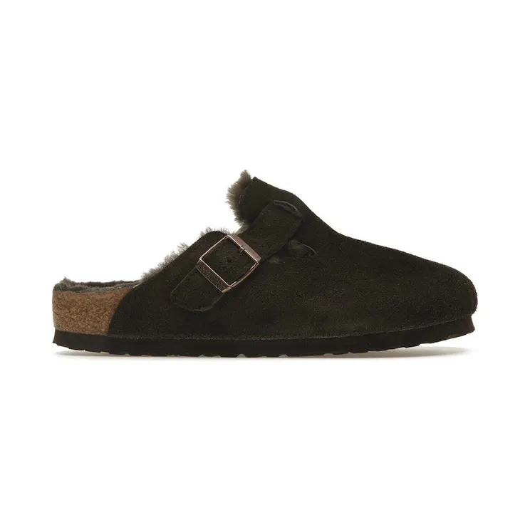 Birkenstock Boston Shearling Suede Mocca (1020567)
