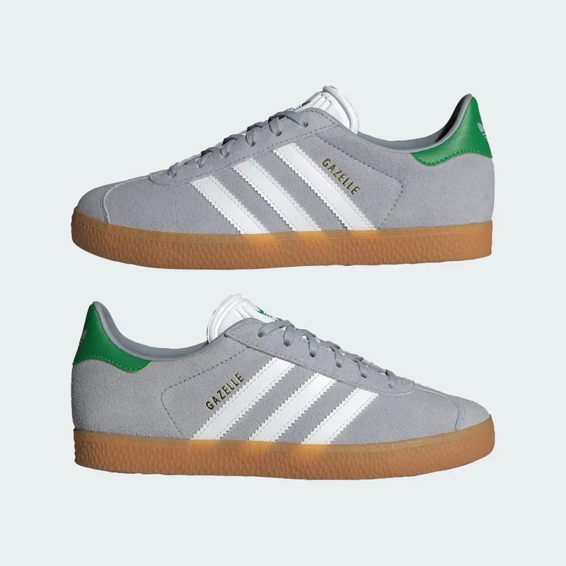 Adidas Gazelle Halo Silver / Cloud White / Green (JR5954)