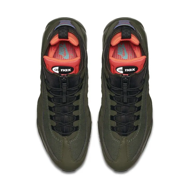Nike Air Max 95 Sneakerboot Dark Loden Dark Loden/Black-Cargo Khaki-Bright Crimson (806809-300)