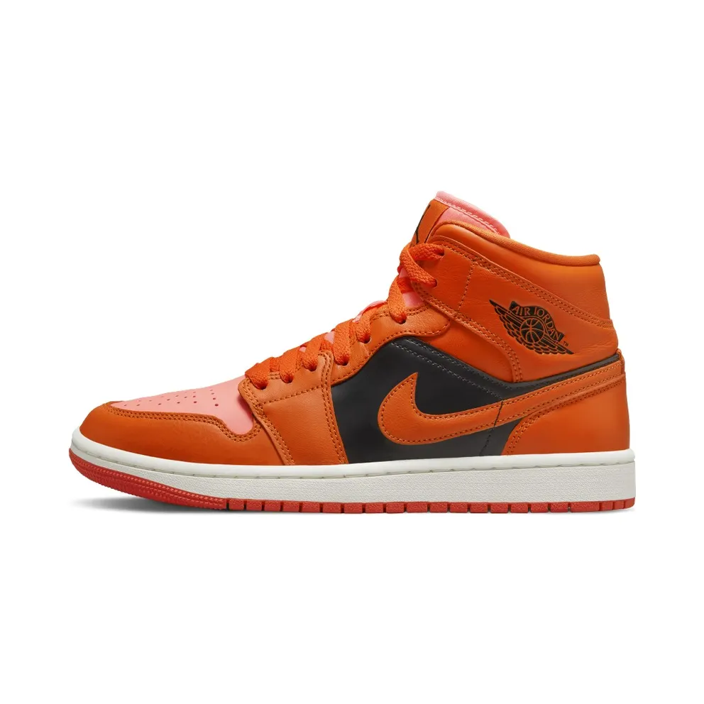 Air Jordan 1 Mid Orange Black (DM3381-600)