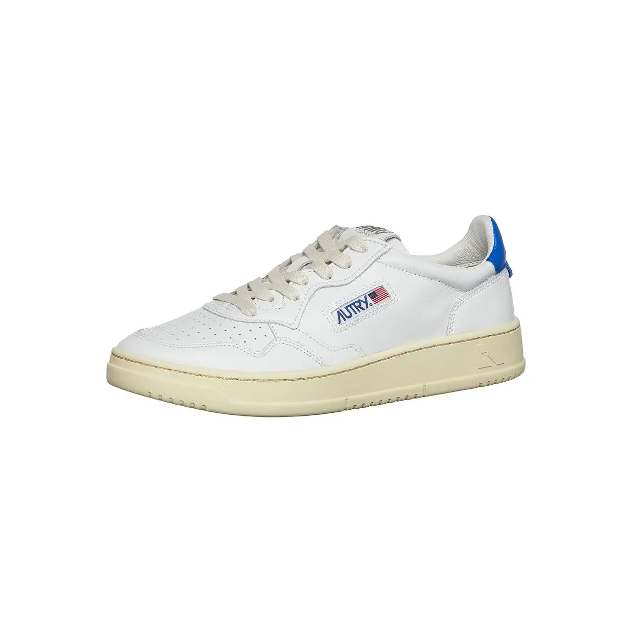 Autry Medalist Low Leather / Leather White / Princess Blue (AULMLL46) (2)