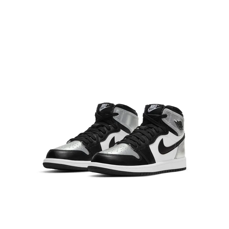 Air Jordan 1 Retro High Silver Toe (PS) (2021) – “Black / Metallic Silver White Black” (CU0449-001)