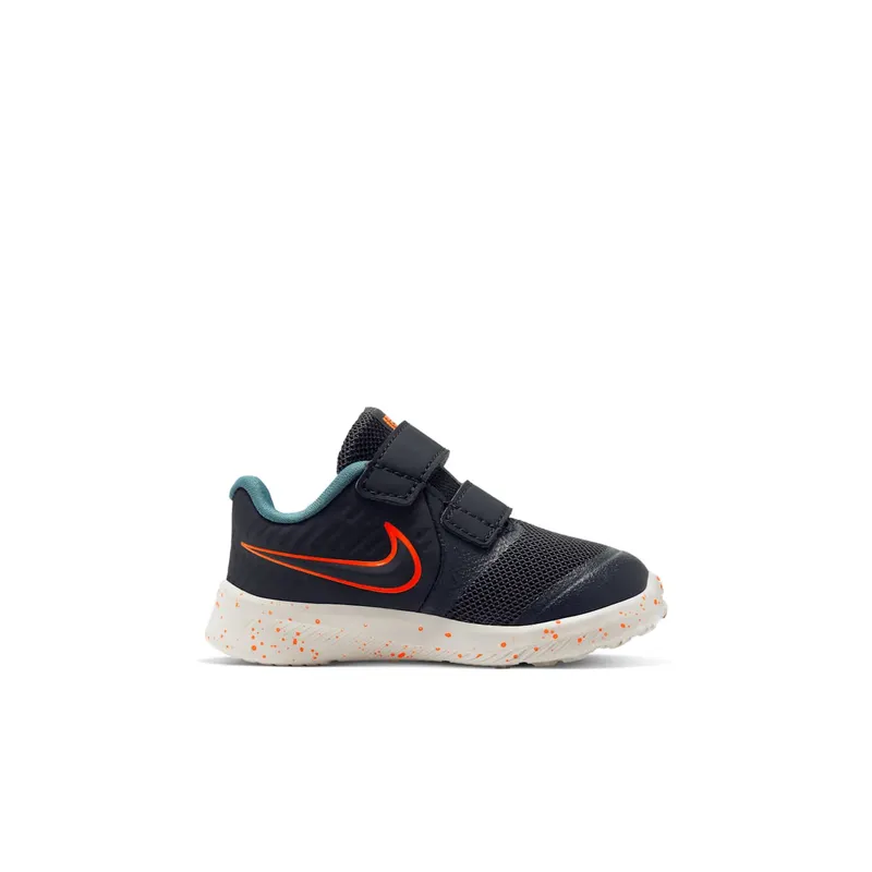 Nike Star Runner 2 TD “Anthracite/Total Orange” (CT1081-001)