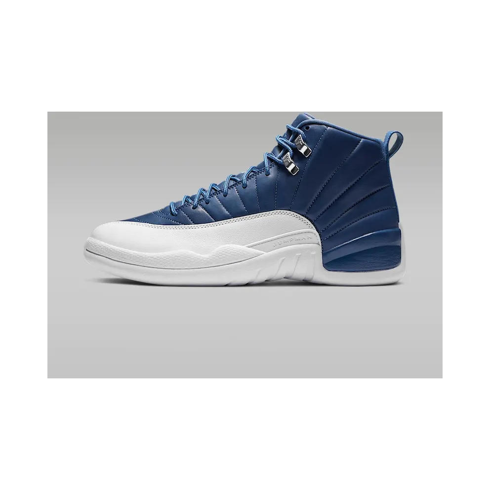 Jordan 12 Retro Indigo Stone Blue/Legend Blue-Obsidian (130690-404)