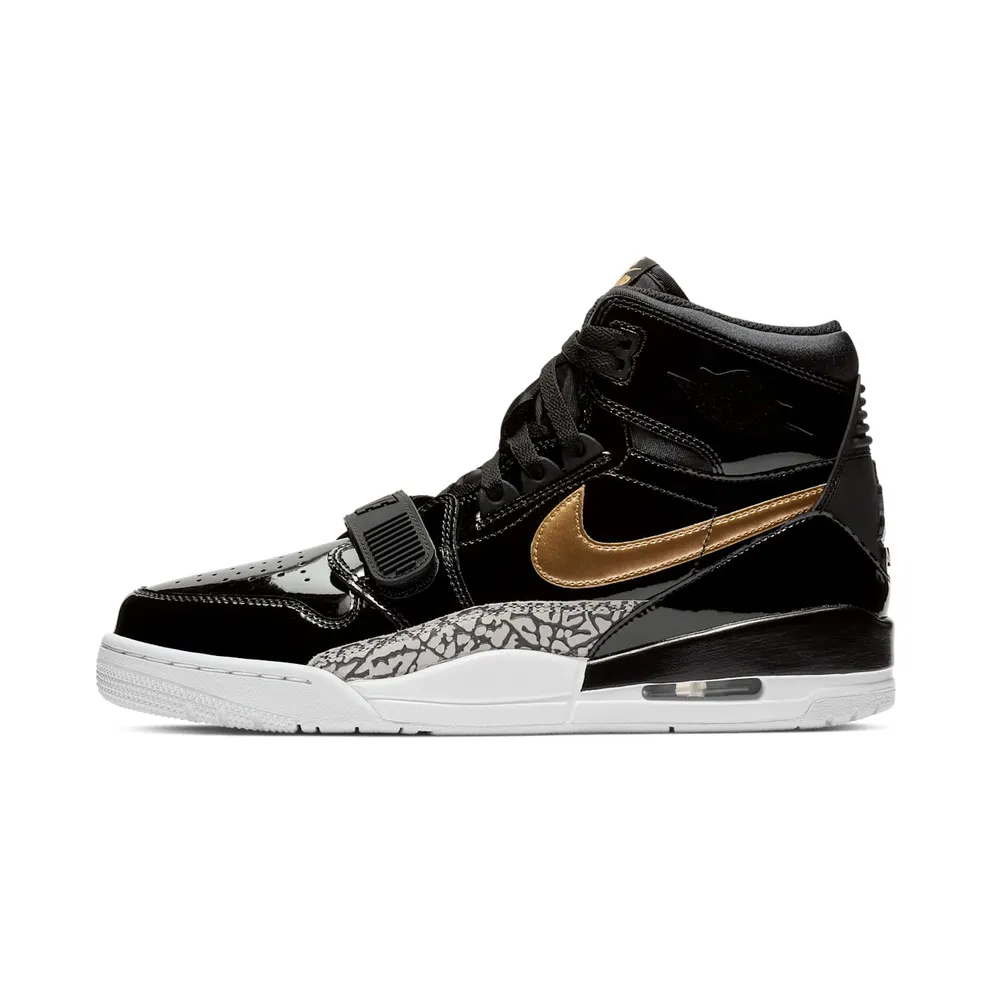 Jordan Legacy 312 Black Gold Patent (AV3922-007)