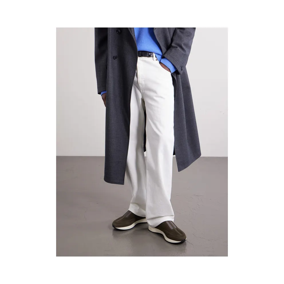 John Lobb Elastic Stream Suede Brown (AAD22JL)
