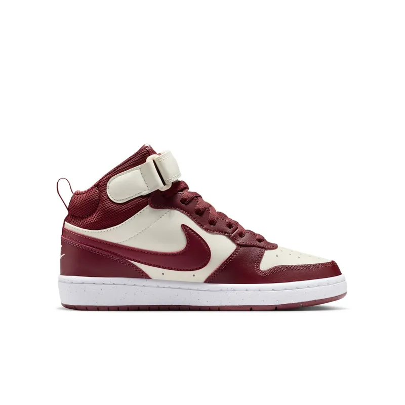 Nike Court Borough Mid 2 Soft Pearl Dark Team Red (CD7782-013)