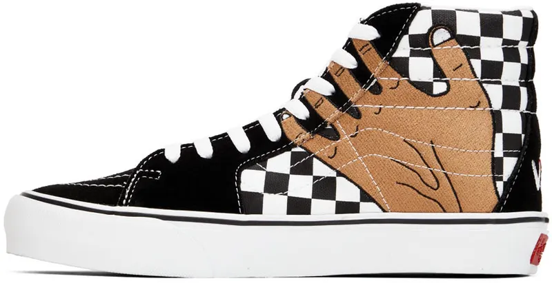 Vans Black & White Imran Potato Edition SK8-Hi VR3 LX Sneakers (VN0A5EE7B7E1)