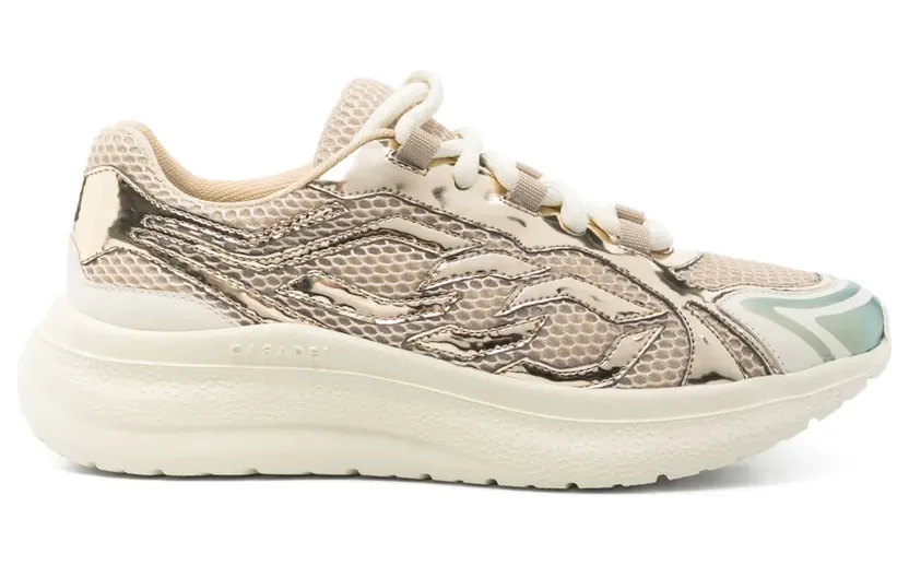 Casadei Sneakers mit Netzeinsatz – Gold (2J914J0201MIAC)