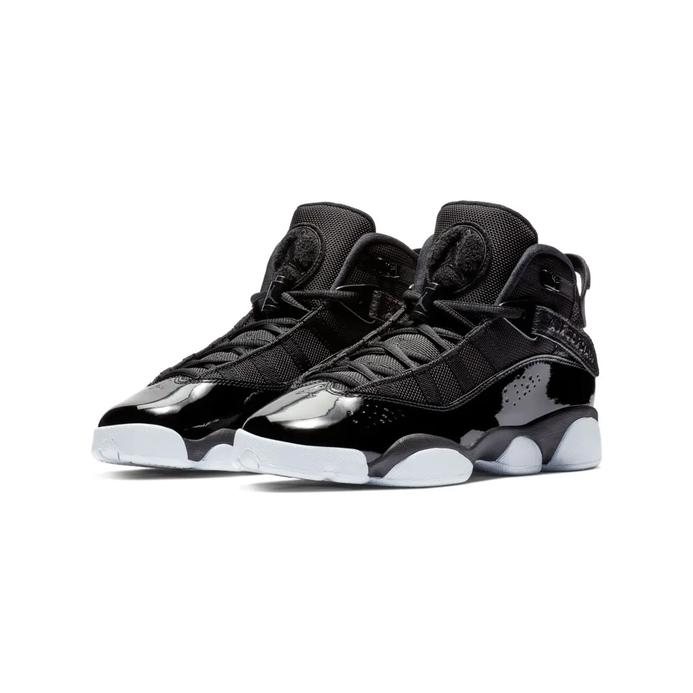Jordan 6 Rings Black White (GS) Black/Black-White (323419-011)