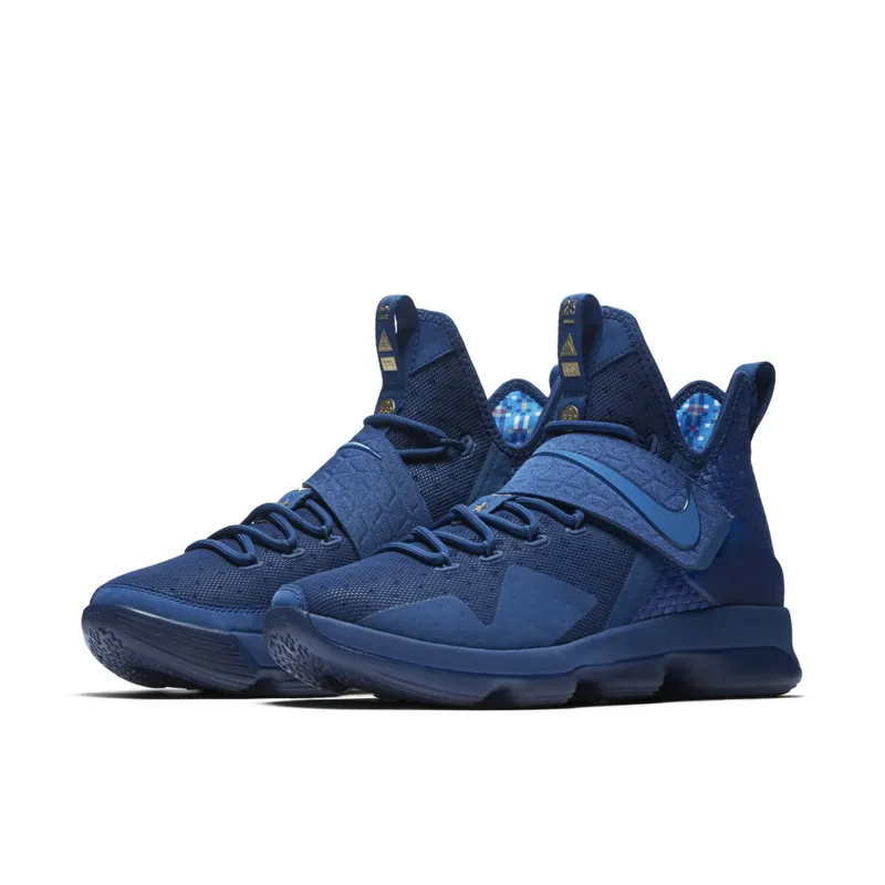 Nike LeBron 14 Agimat Coastal Blue/White-Star Blue (852402-400)