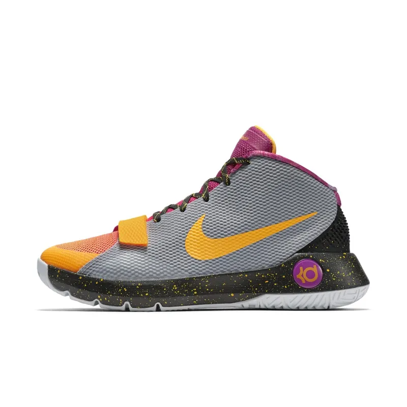 Nike KD Trey 5 III Rise Flat Silver/Bright Magenta-Metallic Clear-Black-Laser Orange (812570-090)