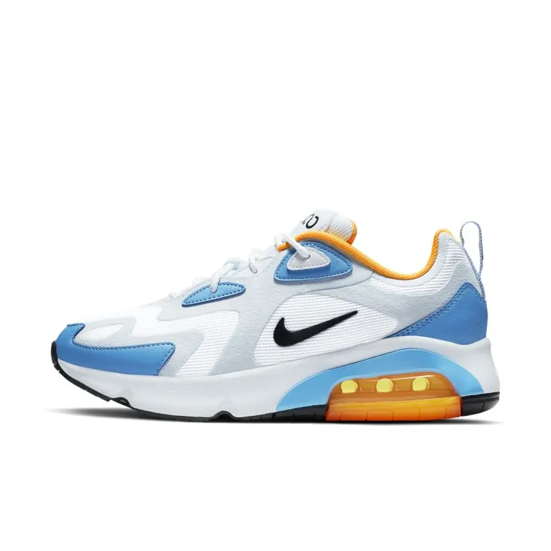 Nike Air Max 200 White University Blue (W) White/Half Blue-University Blue-Black (AT6175-101)