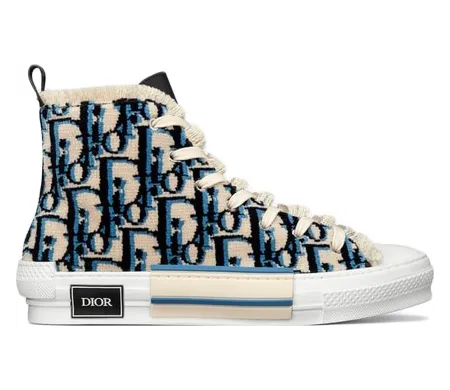Dior B23 High Beige Black Navy Tapestry (3SH129ZGT_H561)