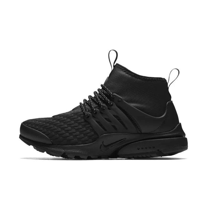 Nike Air Presto Mid Utility Triple Black (W) Black/Black-White (AA0674-003)