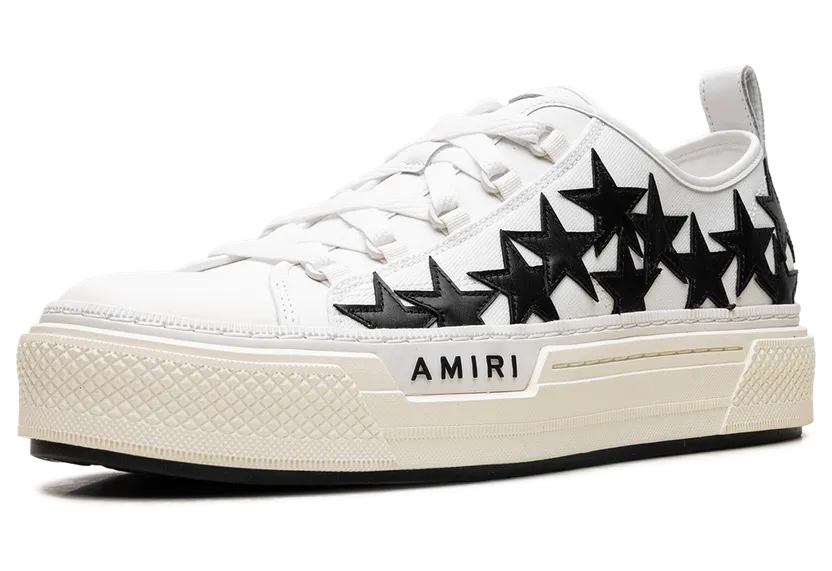 Amiri Stars Court Low “WHITE / BLACK” (PXMFS004-111) (3)