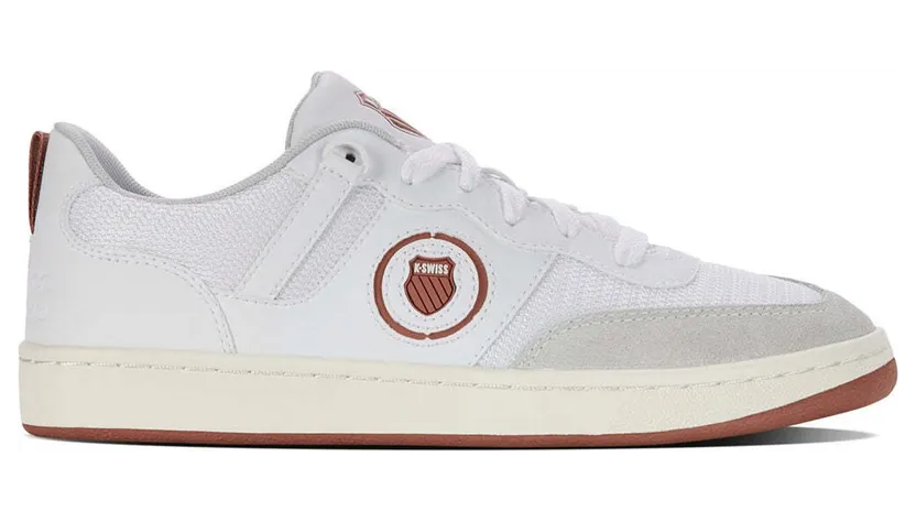 K-SWISS sneaker wit/licht mahonie (99075-962-M)