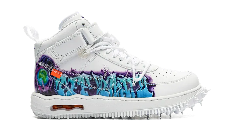 Nike Air Force 1 Mid “Off-White – Graffiti White” (DR0500-100)