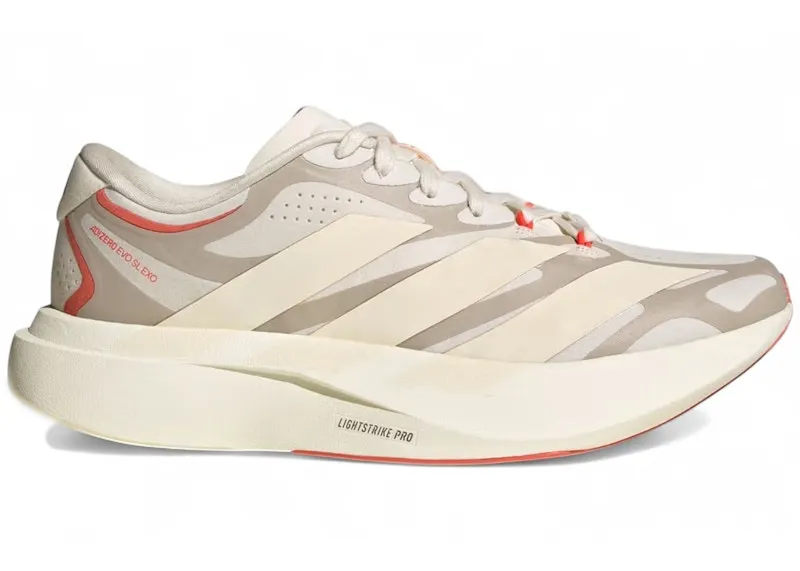 adidas Adizero EVO SL EXO Off White Sharp Red (KI4784)