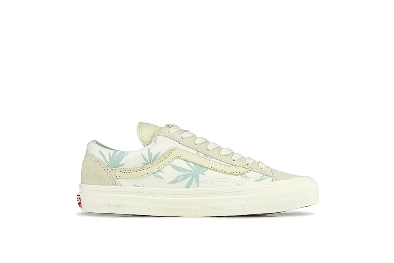 Vans Style 36 Modernica Light Blue Repeat Palm Leaf Seed Pearl/Palm Leaf (VN0A3MVMVQK)