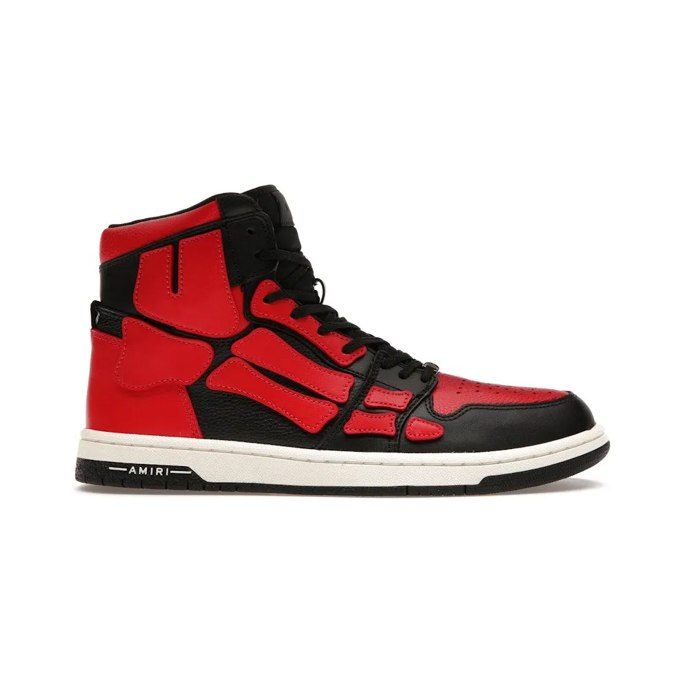 AMIRI Skel Top Hi Black Red White (MFS002-009)