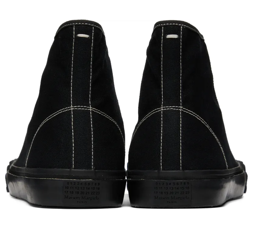 Maison Margiela White Canvas High-Top Sneakers (S57WS0440 P4291) (2)
