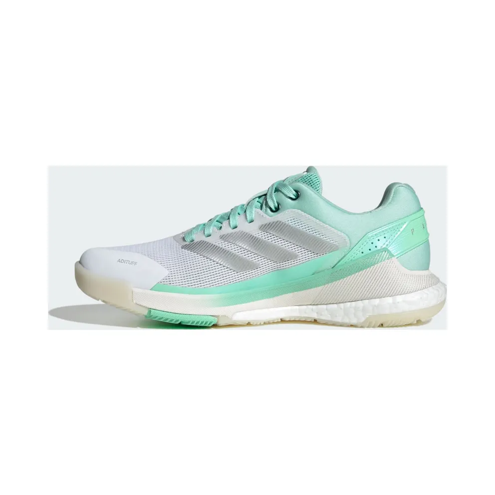 Adidas Crazyquick BOOST Padel Shoes Green / Silver Metallic / Pulse Mint (KI3589)