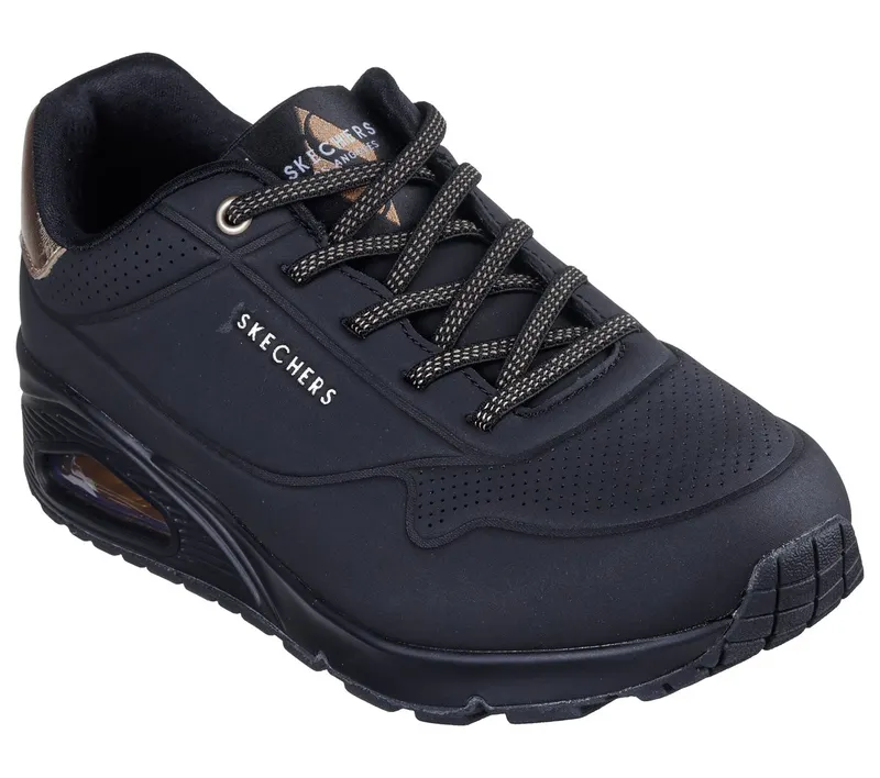 Skechers UNO – Shimmer Away Sneaker Black