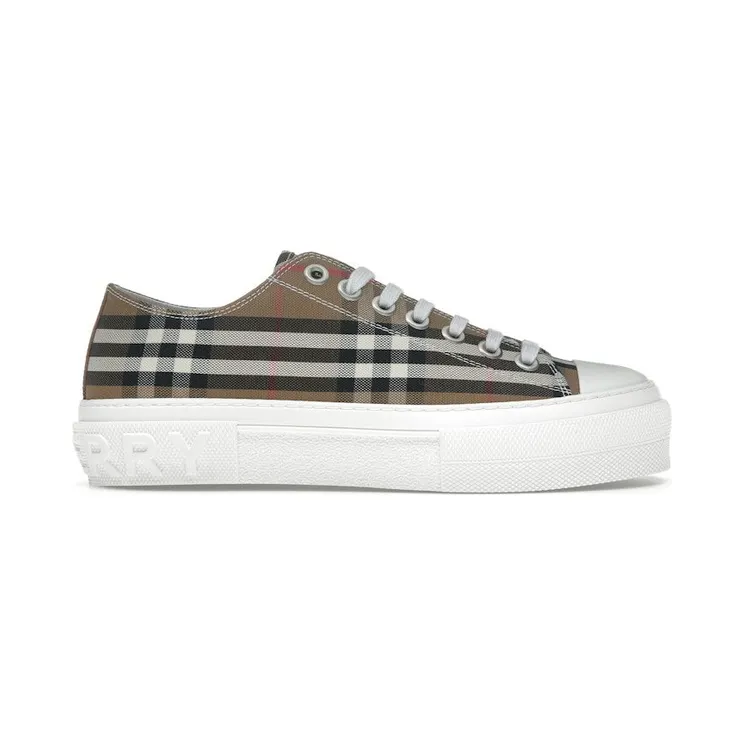 Burberry Low Top House Check Taupe Brown (8094731)