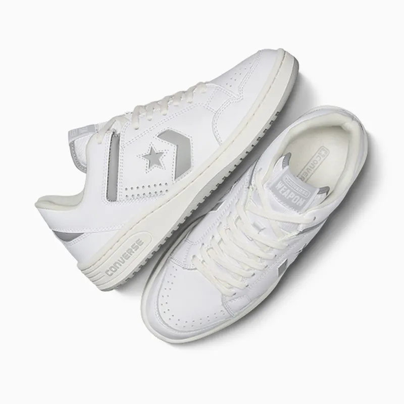 Converse Weapon Leather White/Grey Area/Vintage White (A12335C)