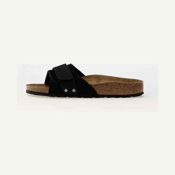 Birkenstock Oita Suede Leather Narrow Fit “Black” (1024200)
