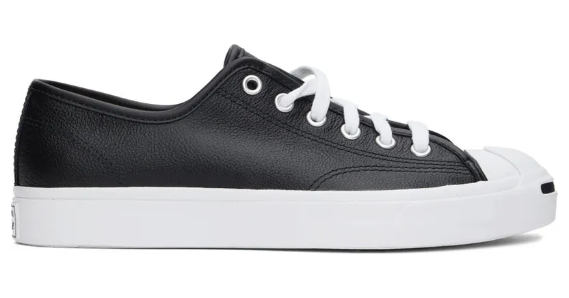 Converse Jack Purcell Foundational Leather Black/White/White (164224C)
