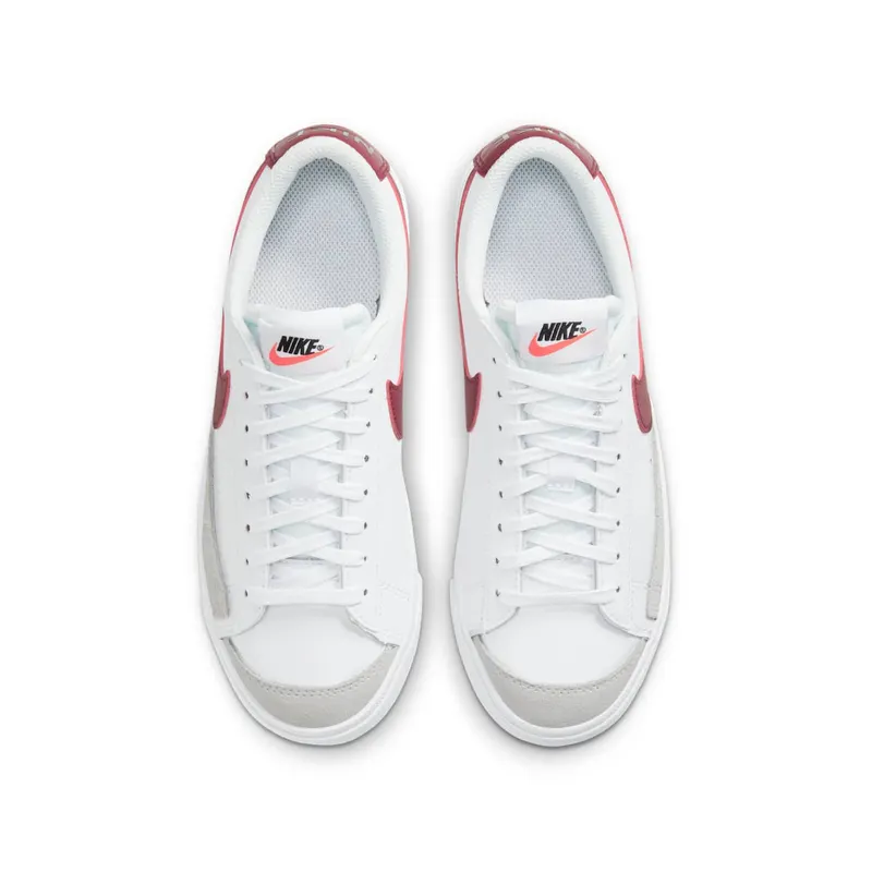 Nike Blazer Low 77 White Team Red (GS) (DA4074-102)