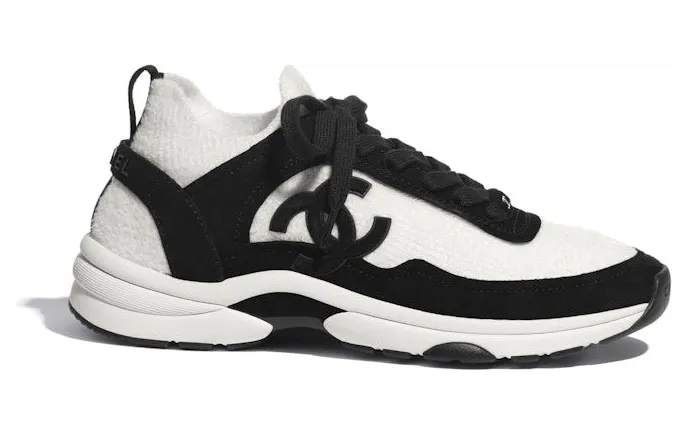 Chanel Low Top Trainer White Black (W)