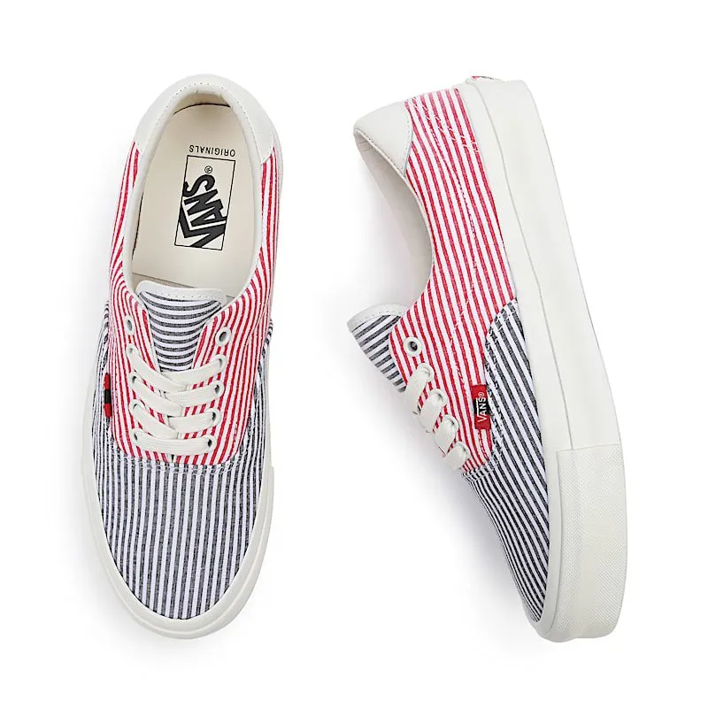 Vans Vault OG Style 45 LX Maritime Nautical Stripes Black Goji Berry (VN0A4UVGAR7)