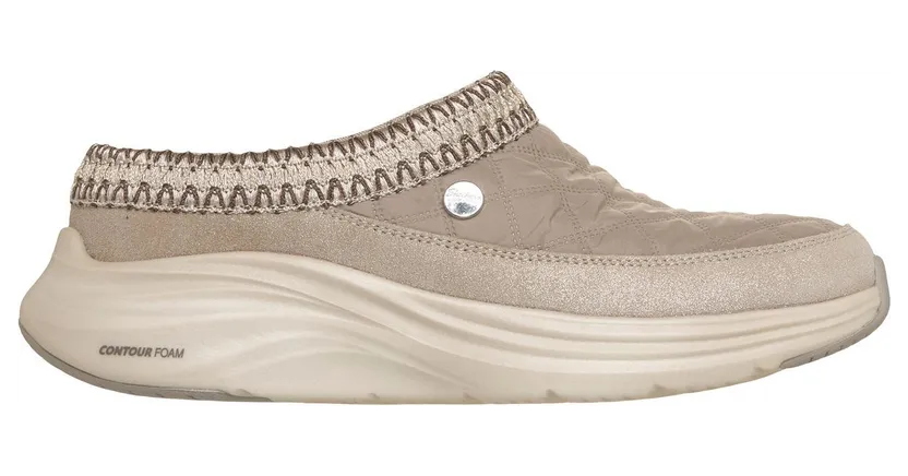 Skechers Contour Foam Laars – Cozy Fit Cascade Shoes CM Taupe