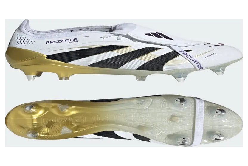 adidas Predator Elite Fold-Over Tongue SG Cloud White Core Black Gold Metallic (JR4529)