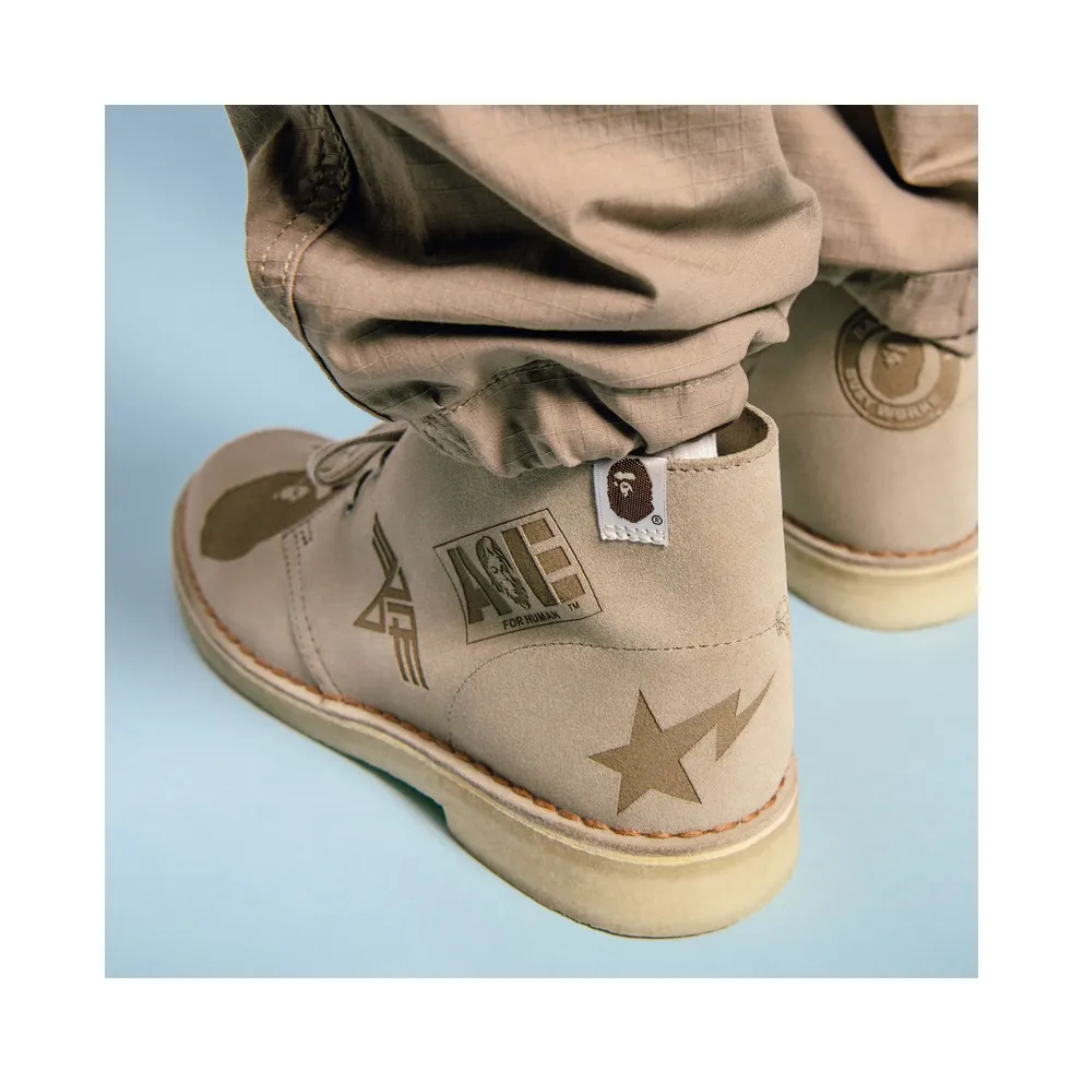 Clarks Desert Boot Bape Grey Embossed Grey (26149860)