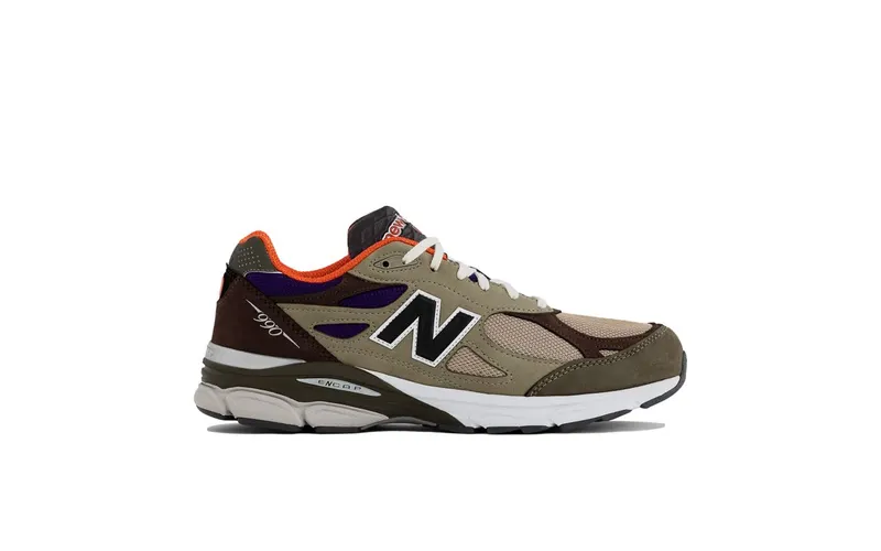 New Balance 990v3 MiUSA Teddy Santis Khaki Orange (M990BT3)