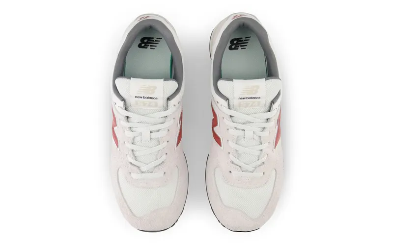 New Balance 574 White Red Grey (U574SOR)
