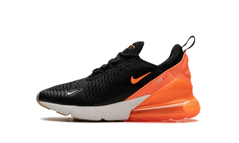 Nike AIR MAX 270 GS “Black Total Orange Bright Crimson” (943345-037)