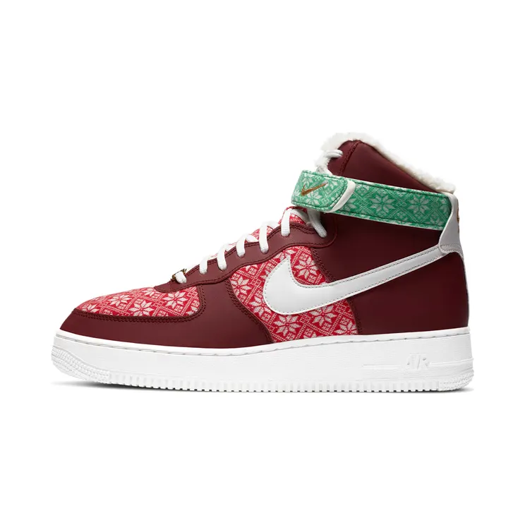 Nike Air Force 1 High ‘Christmas Sweater’ (DC1620-600)