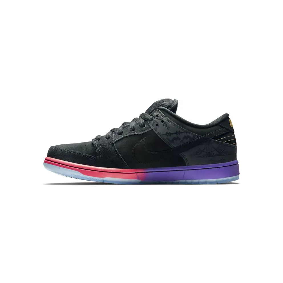 Nike Dunk SB Low BHM (2014) Black/Black-Purple Venom (504750-001)