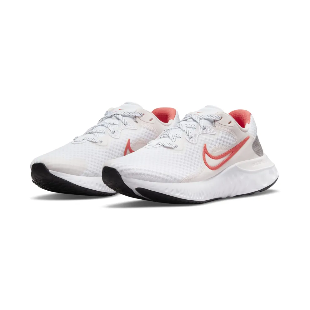 Nike Renew Run 2 “White / Light Soft Pink / Black / Magic Ember” (CU3505-105)