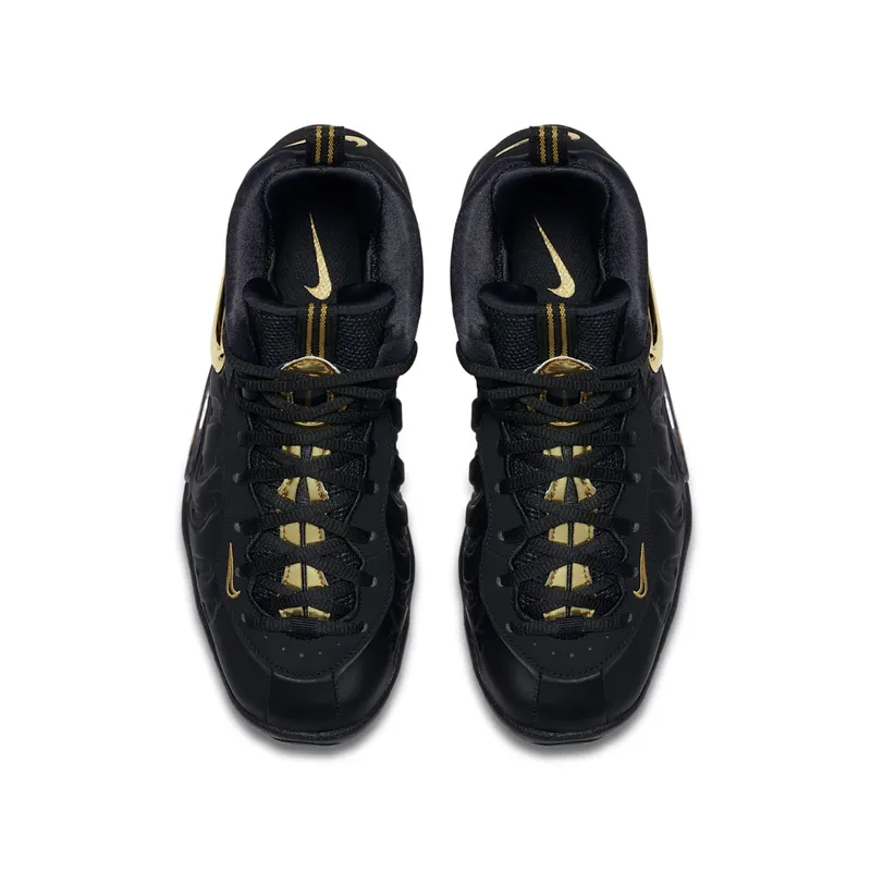 Nike Air Foamposite Pro Black Metallic Gold (GS) Black/Metallic Gold-Black (644792-010)