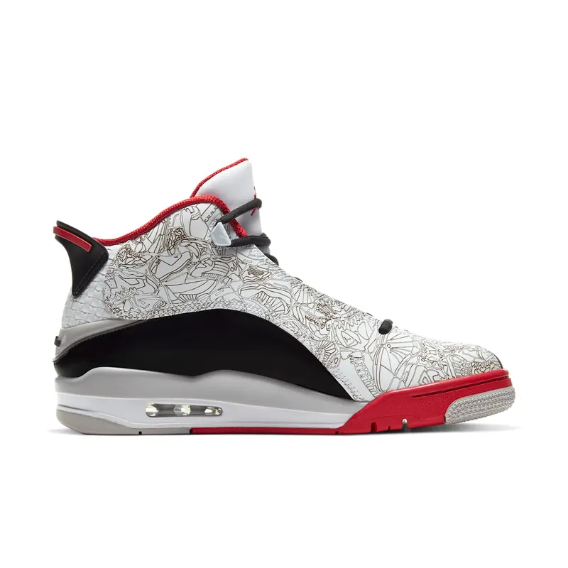 Jordan Dub Zero White Varsity Red White/Varsity Red/Neutral Grey (311046-116)