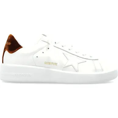 Golden Goose Purestar leren met applicatie “White” (GWF00197F008070)