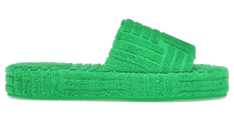 Bottega Veneta Resort Sponge Slide Grass (660245V0VW03730)