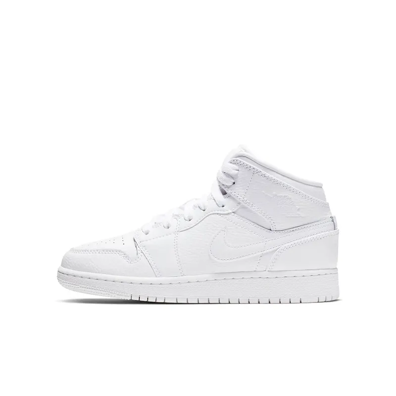 Jordan 1 Mid Triple White (2019) (554725-129)