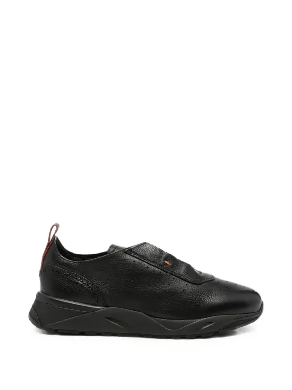 Santoni Innova aus Wildleder – Black (MBIM22073NERPEVU)